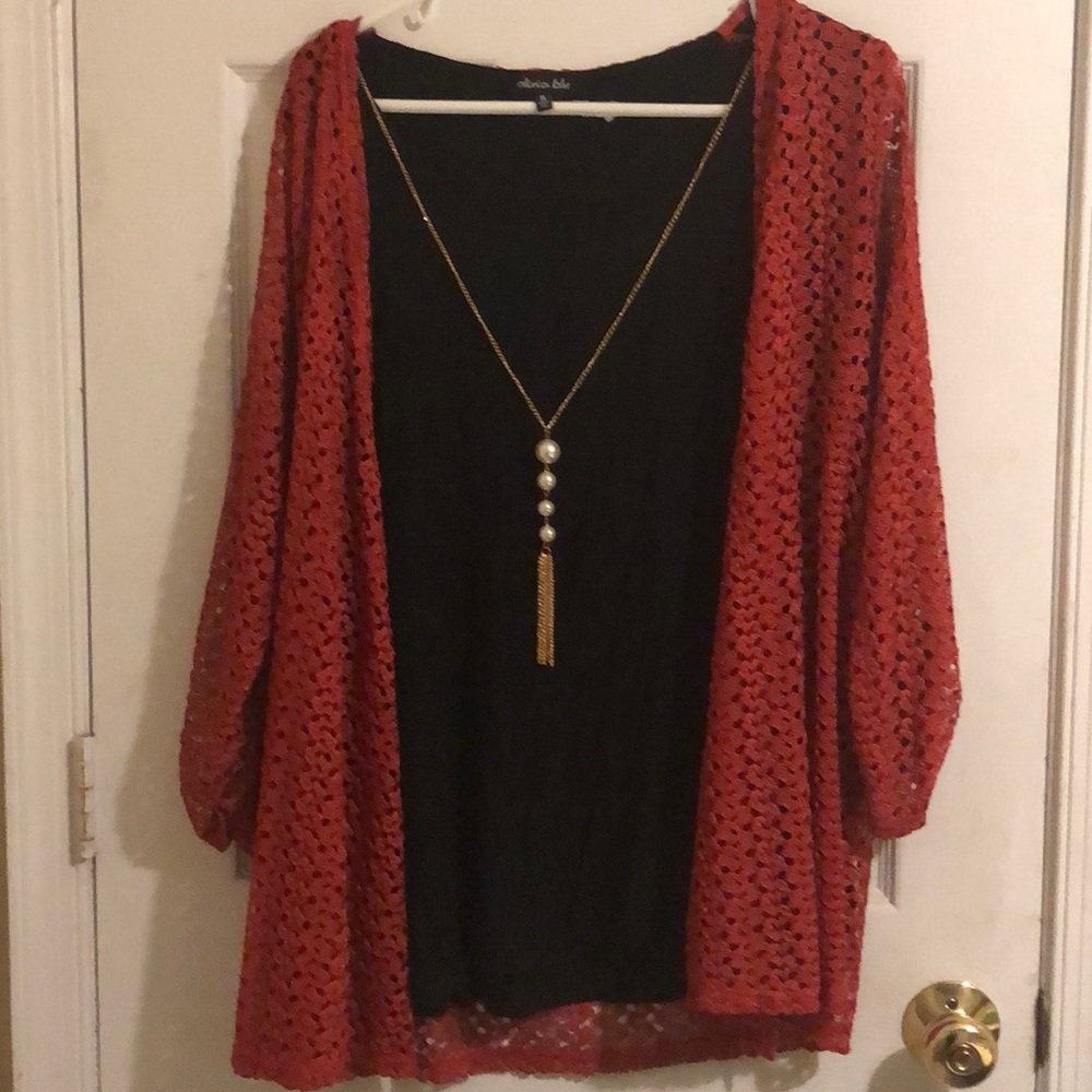 Red and Black Fancy Shirt